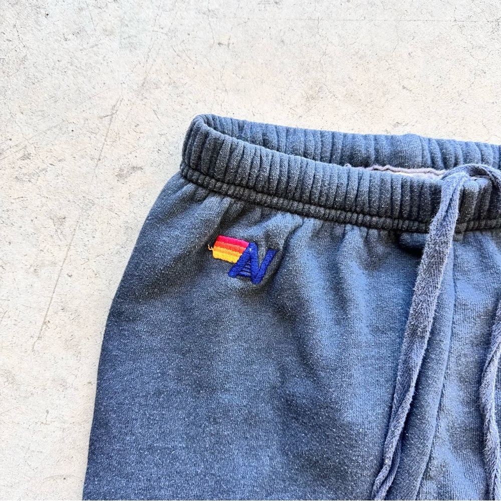 Aviator Nation Blue Striped Sweatpants - Picture 2 of 7
